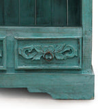 Bathroom Vanity - Albasia Turquoise wash - SHAMTAM.COM