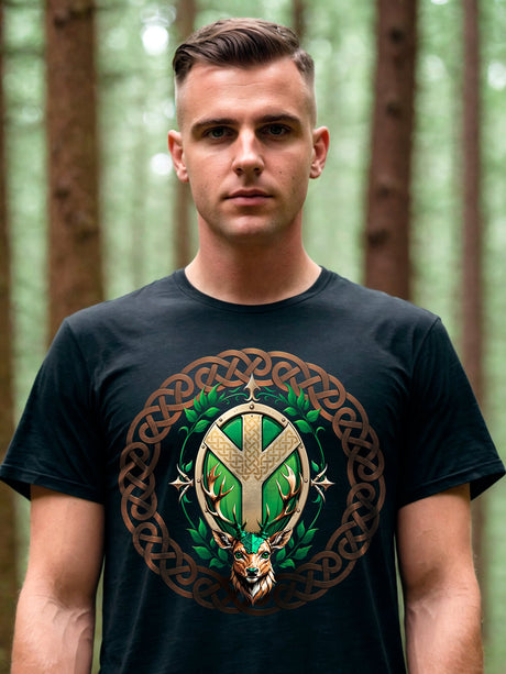 Algiz Rune Unisex T-shirt - SHAMTAM