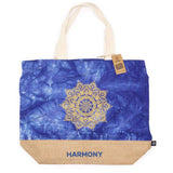 Mandala Tote Bag - Blue Stonewash - Harmony - SHAMTAM.COM