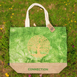 Tree of Life Tote Bag - Green Stonewash - Connection - SHAMTAM.COM