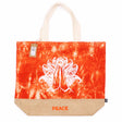 Namaste Tote Bag - Orange Stonewash - Peace - SHAMTAM.COM