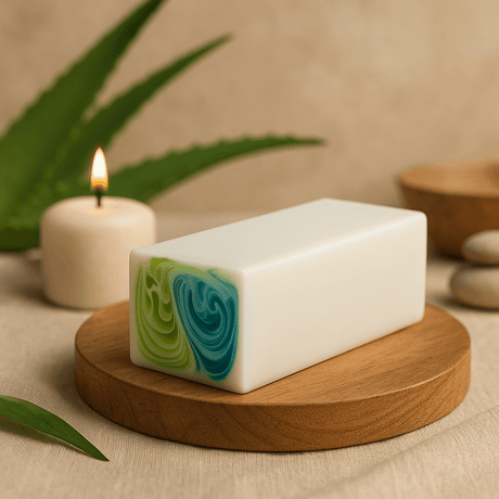 Aloe Vera Handmade Soap Loaf 1.2kg - SHAMTAM.COM