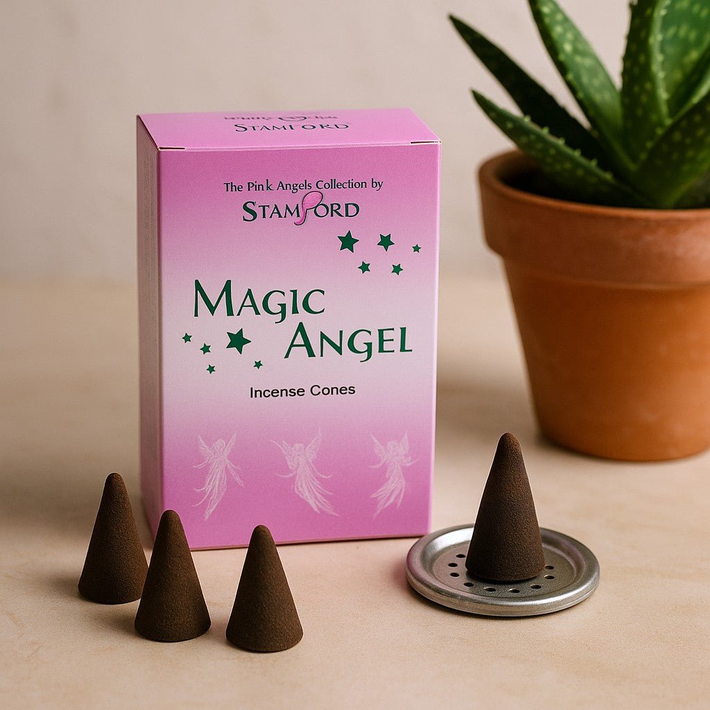 Aloe Vera Incense Cones Magic Angel Stamford - SHAMTAM.COM