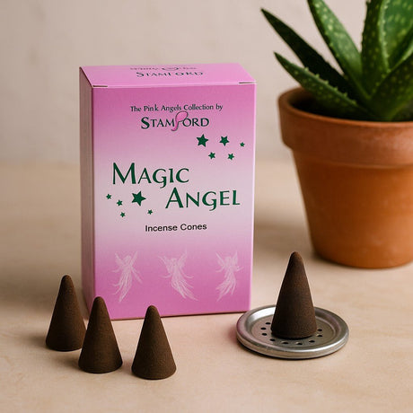 Aloe Vera Incense Cones Magic Angel Stamford - SHAMTAM.COM