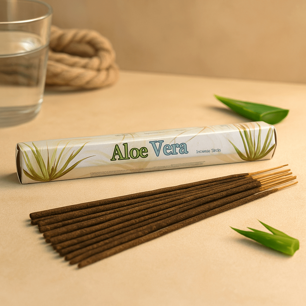 Aloe Vera Incense Sticks, 20 Count - SHAMTAM.COM