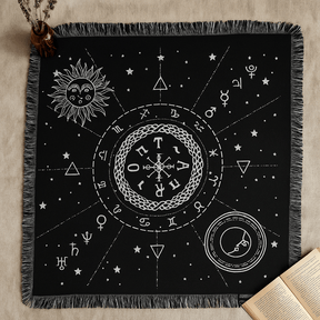 Altar Cloth Moon And Sun - SHAMTAM.COM