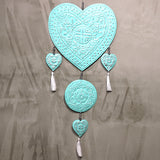 Aluminium Mobile - Hearts (assorted colors) - SHAMTAM.COM