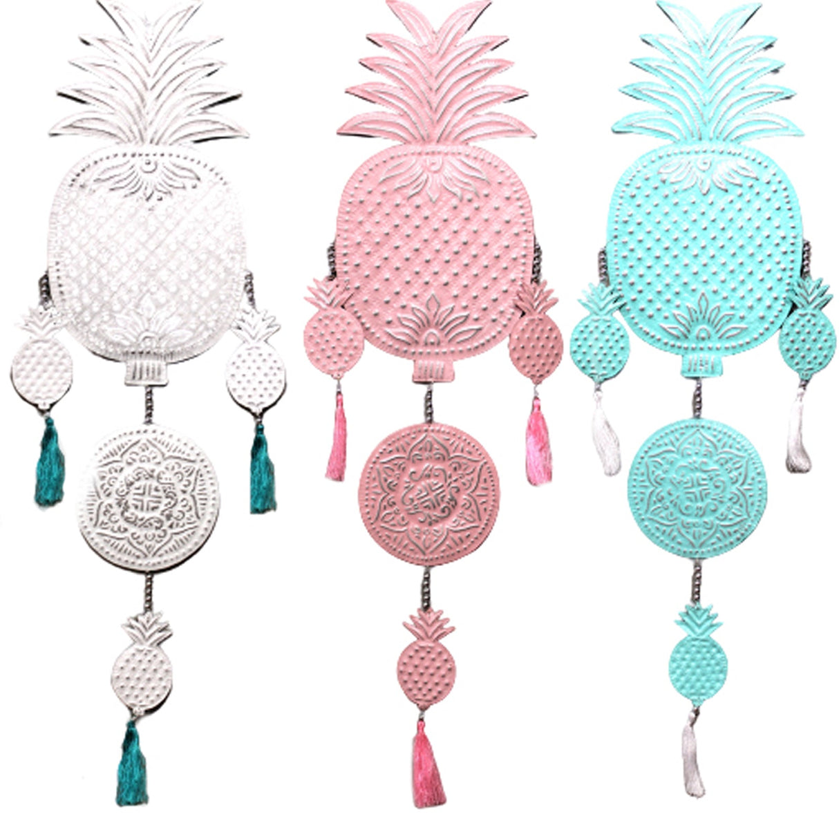 Aluminium Mobile - Pineapples (assorted colors) - SHAMTAM.COM