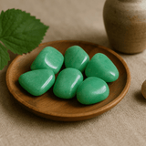 Amazonite Tumbled Stones, 24 Pieces - SHAMTAM.COM
