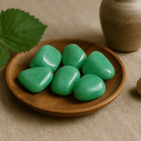 Amazonite Tumbled Stones, 24 Pieces - SHAMTAM.COM
