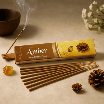Amber Incense Sticks Box of 12 – Vedic