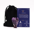 Hand Carved Gemstone Angel - Amethyst - SHAMTAM.COM