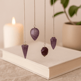 Amethyst Crystal Pendulum for Dowsing and Divination - SHAMTAM.COM