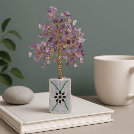 Amethyst Crystal Tree 160 Stones - SHAMTAM.COM