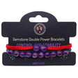 Amethyst Double Power Bracelets Gemstone - SHAMTAM.COM