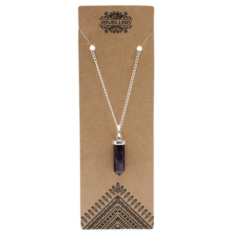 Amethyst Pendant - Gemstone Point - SHAMTAM.COM