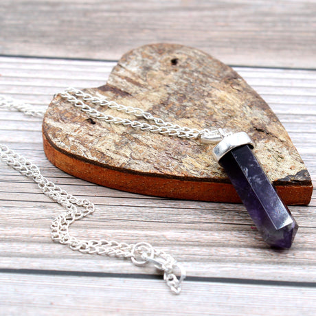 Amethyst Pendant - Gemstone Point - SHAMTAM.COM