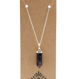 Amethyst Pendant - Gemstone Point - SHAMTAM.COM