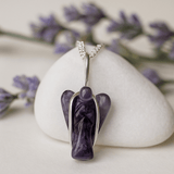 Amethyst Pendant Guardian Angel Crystal - SHAMTAM.COM