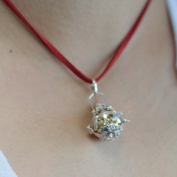 Angel Bell Necklace Sterling Silver 18mm Magic