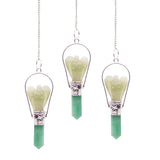 Angel Pendulum with Ring - Green Adventurine - SHAMTAM.COM