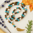 Angel Wing Crystal Gemstone Beaded Necklace - SHAMTAM.COM