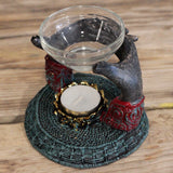 Antique Buddha Oil Burner - Offering Hands - SHAMTAM.COM