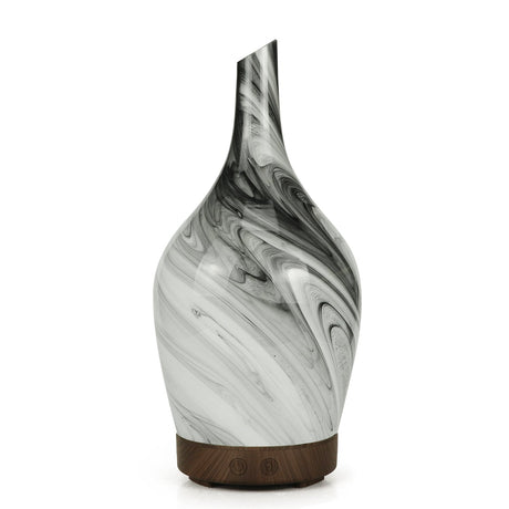 Aroma Diffuser - Glass Abstract Grey USB - SHAMTAM.COM