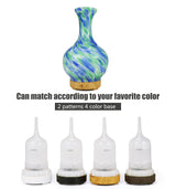 Aroma Diffuser - Glass Vase Blue and Green - SHAMTAM.COM