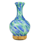 Aroma Diffuser - Glass Vase Blue and Green - SHAMTAM.COM