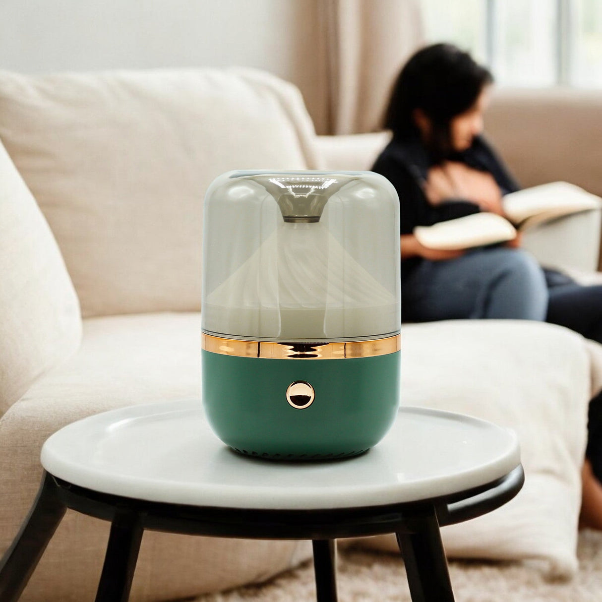 Aroma Diffuser Urban Green & Bronze - USB - Colour Change - SHAMTAM.COM