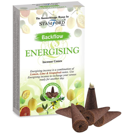 Energising Backflow Incense Cones - Aromatherapy - SHAMTAM.COM