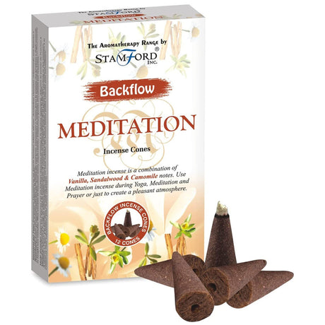 Meditation Backflow Incense Cones - Aromatherapy - SHAMTAM.COM