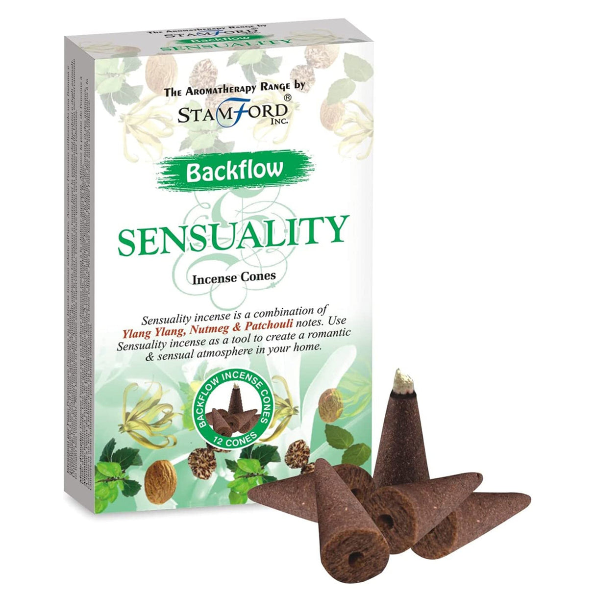 Sensuality Backflow Incense Cones - Aromatherapy - SHAMTAM.COM