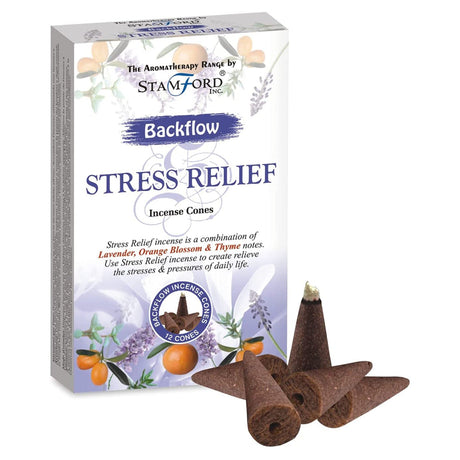 Stress Release Backflow Incense Cones - Aromatherapy - SHAMTAM.COM