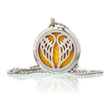 Aromatherapy Necklace - Angel Wings - Oil Diffuser 30mm - SHAMTAM.COM