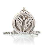 Aromatherapy Necklace - Angel Wings - Oil Diffuser 30mm - SHAMTAM.COM