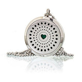 Aromatherapy Necklace - Diamonds Heart 30mm - SHAMTAM.COM