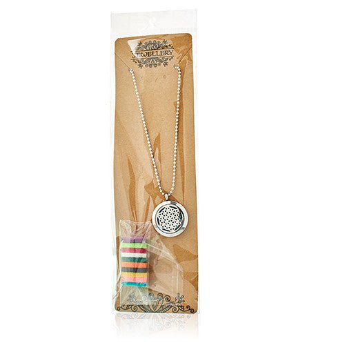 Aromatherapy Necklace - Tree of Life - Oil Diffuser 25mm - SHAMTAM.COM