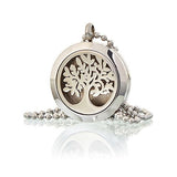 Aromatherapy Necklace - Tree of Life - Oil Diffuser 25mm - SHAMTAM.COM