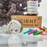 Aromatherapy Necklace - Tree of Life - Oil Diffuser 25mm - SHAMTAM.COM