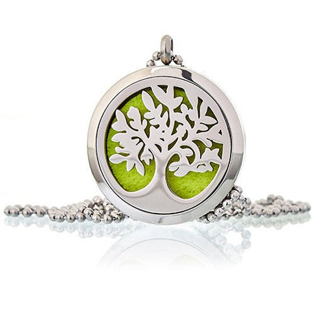 Aromatherapy Necklace - Tree of Life - Oil Diffuser 30mm - SHAMTAM.COM