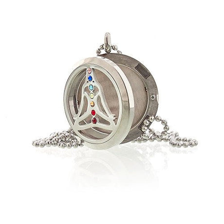 Aromatherapy Necklace - Yoga Chakra - Oil Diffuser Aromatherapy Jewelry 30mm - SHAMTAM.COM