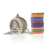 Aromatherapy Necklace - Yoga Chakra - Oil Diffuser Aromatherapy Jewelry 30mm - SHAMTAM.COM