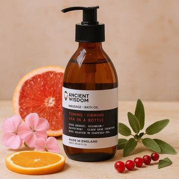 Aromatherapy Massage and Bath Oil 300ml Pump