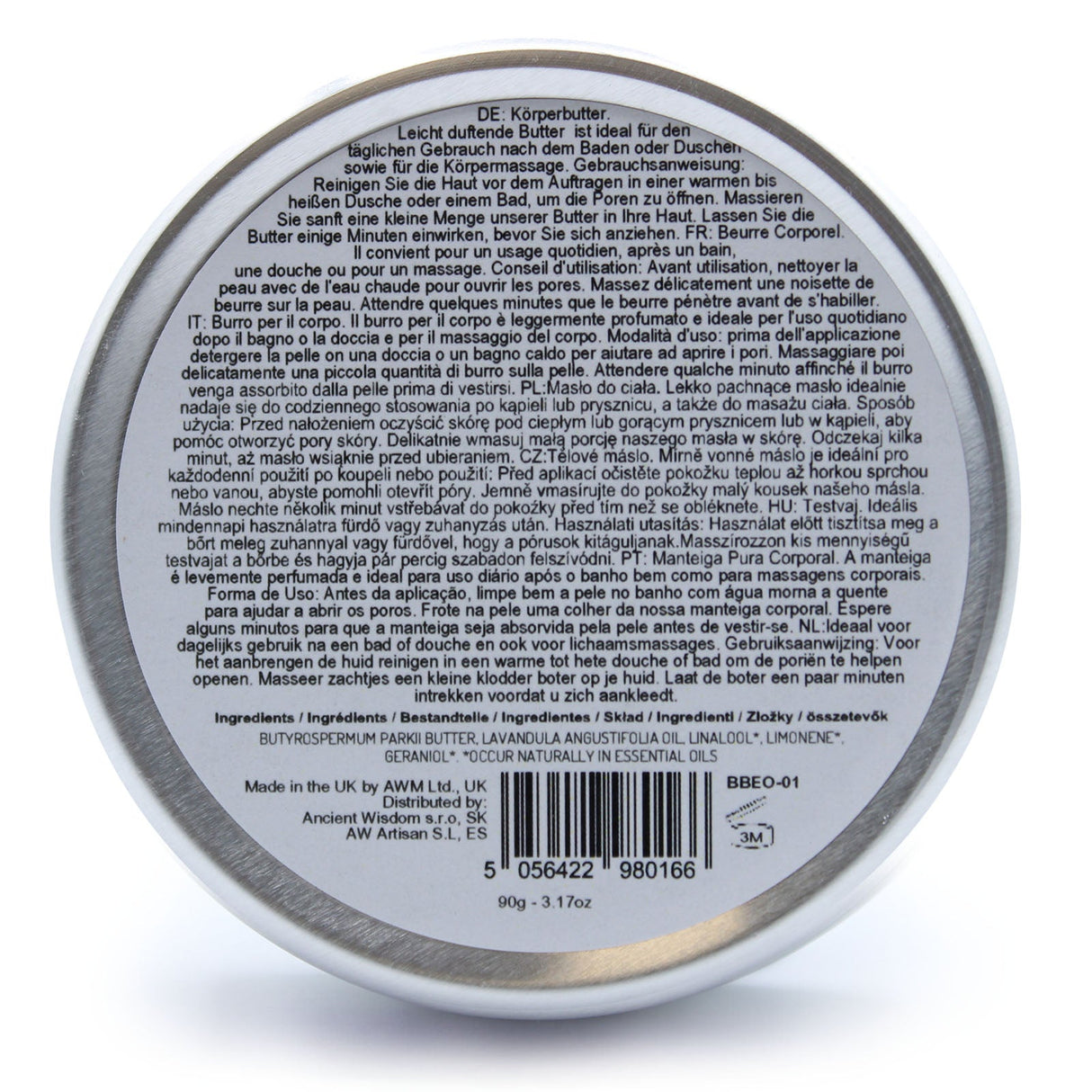 Shea Body Butter - Aromatherapy Lavender 90g - SHAMTAM.COM