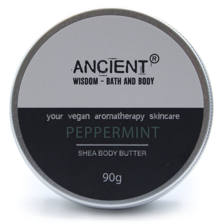 Aromatherapy Shea Body Butter 90g - Peppermint - SHAMTAM.COM