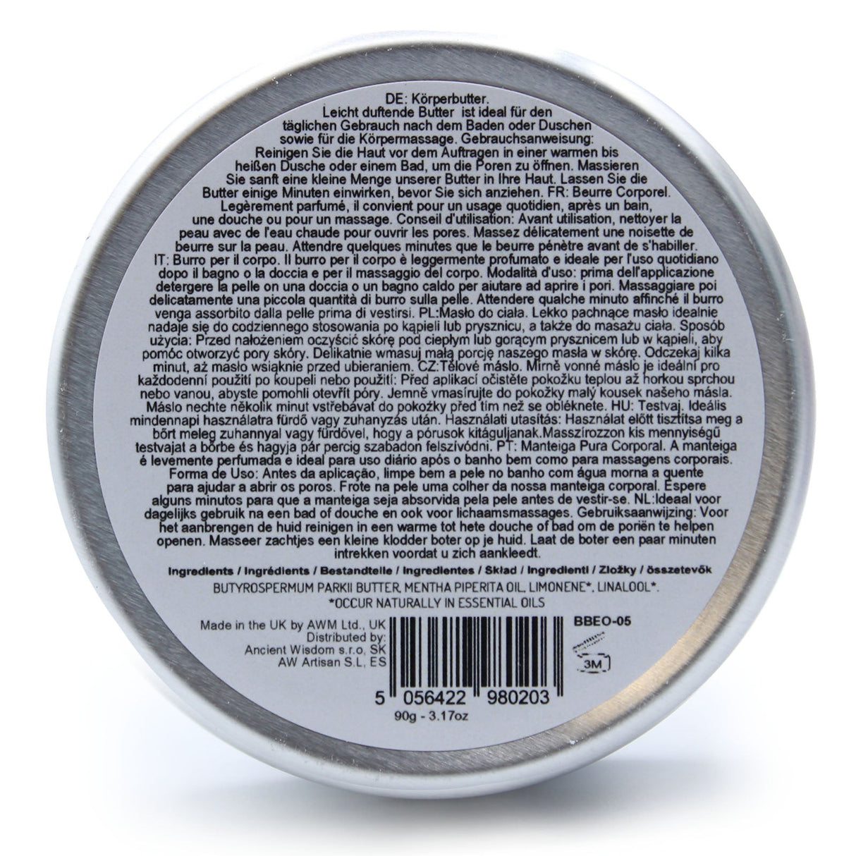 Aromatherapy Shea Body Butter 90g - Sandalwood - SHAMTAM.COM