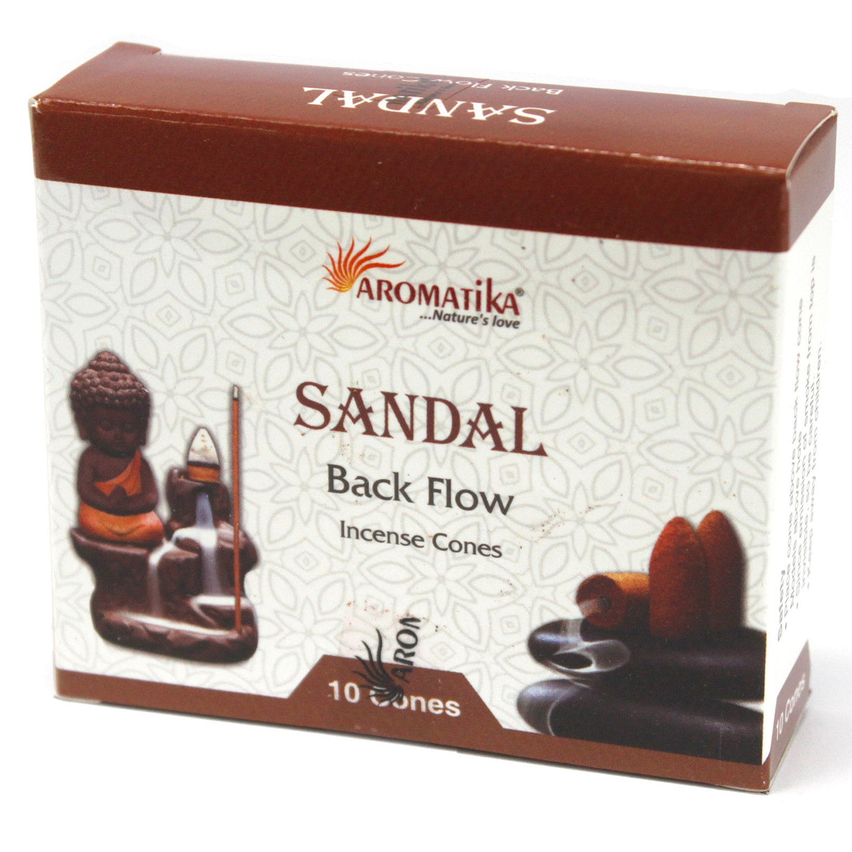 Sandalwood Backflow Incense Cones - Aromatica - SHAMTAM.COM