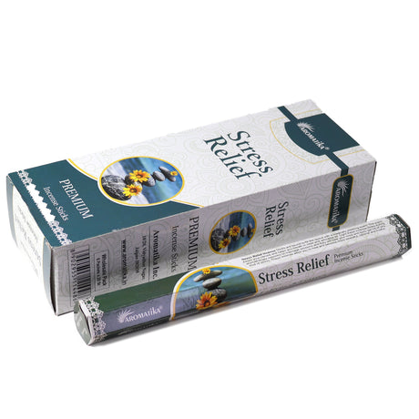 Aromatika Charcoal Free Hex Incense - Stress Relief - SHAMTAM.COM